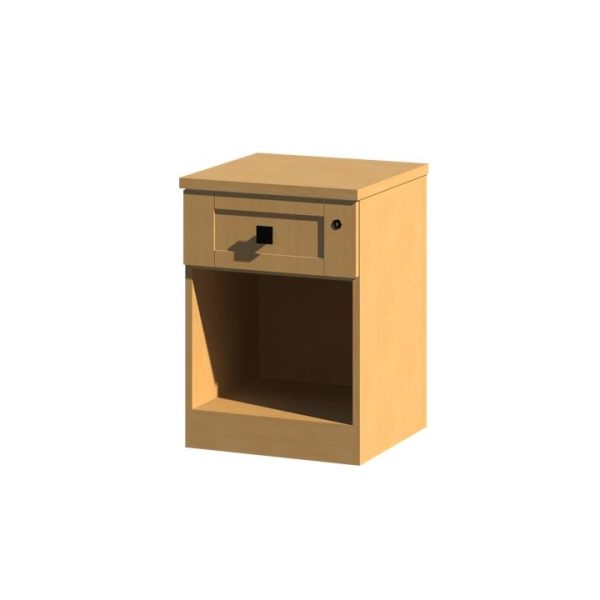 Hudson 1 Drawer Open Bedside Cabinet