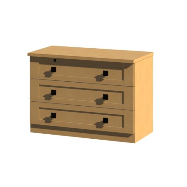 Hudson 3 Drawer Chest