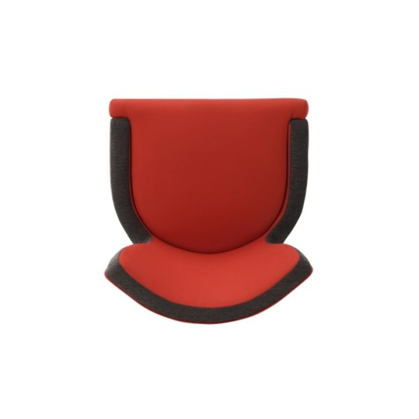 Jenny Upright Armless Chair with Timber Frame