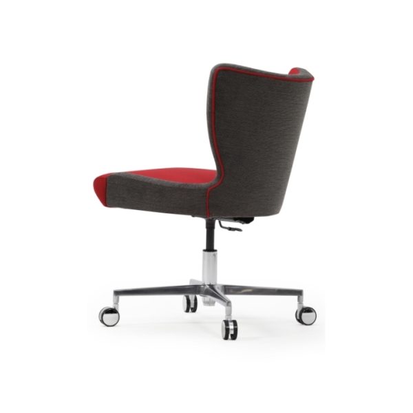 Jenny Upright Armless Desk Chair With Cruciform Base Castors And Variable Seat Height