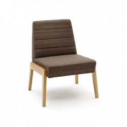 GoGo Armless Mid Back Lounge Chair