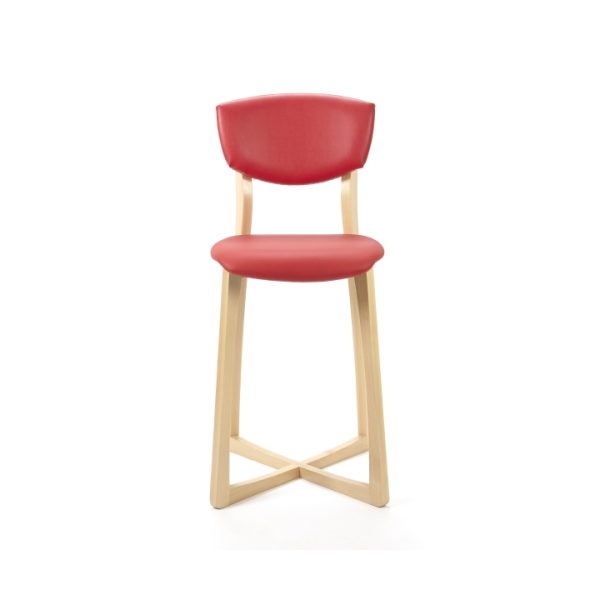 Slide High Chair Upholstered Back