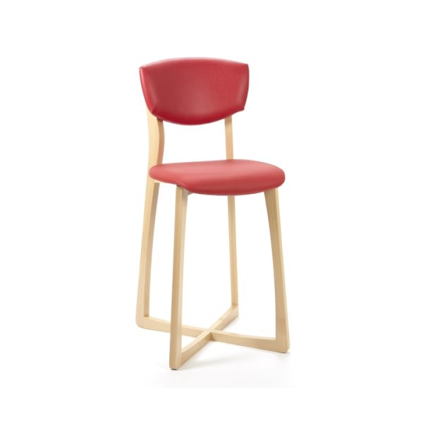 Slide High Chair Upholstered Back