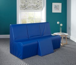 Baseline De-Escalation 3 Seat Unit With Detachable Seat