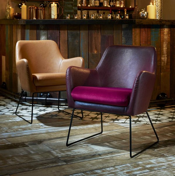 Nexus Armchair with Wire Base
