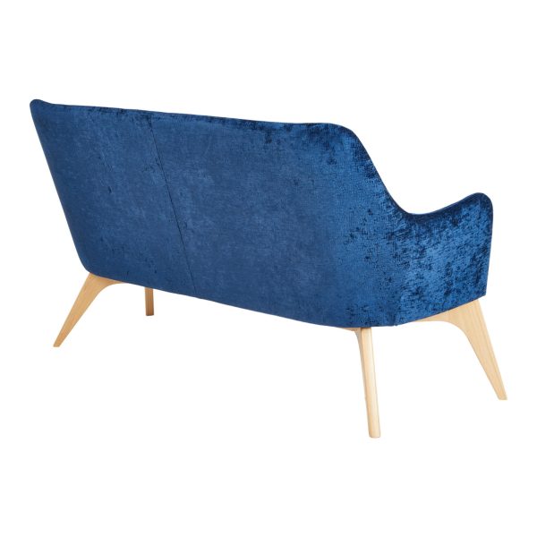 Nexus High Back 2-Seater Sofa with Timber Underframe
