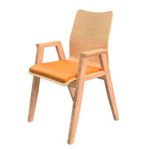 Venn Upholstered Stacking Armchair