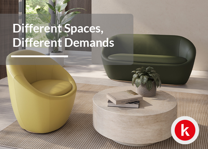 Different Spaces, Different Demands